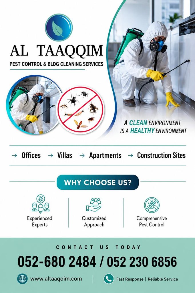 Al Taaqqim Pest Control — pest control in Sharjah, photo 1