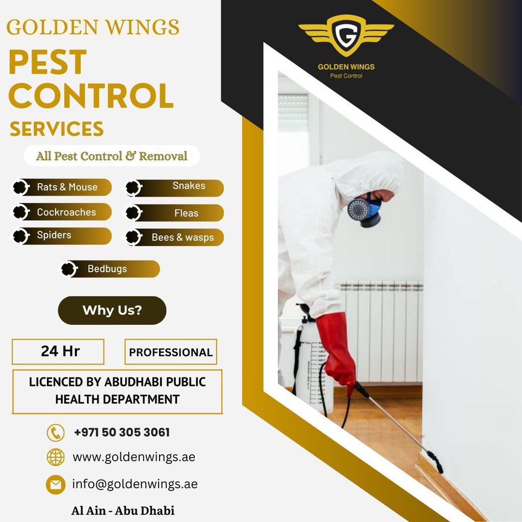 Golden Wings Pest Control — pest control in Abu Dhabi, photo 1