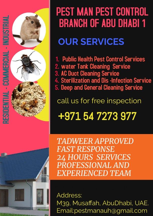 Pest Man Pest Control (Abu Dhabi) — pest control in Abu Dhabi, photo 1